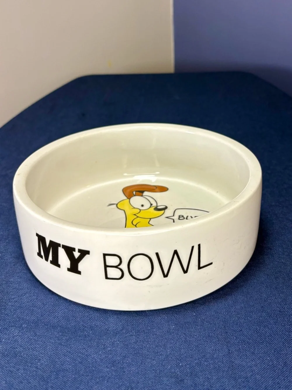 Vintage Cartoon Odie Ceramic Bowl with 